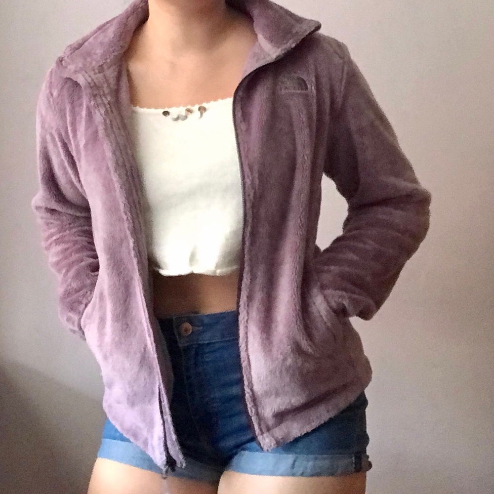 The North Face Osito Lilac Full Zip Fleece Jacket